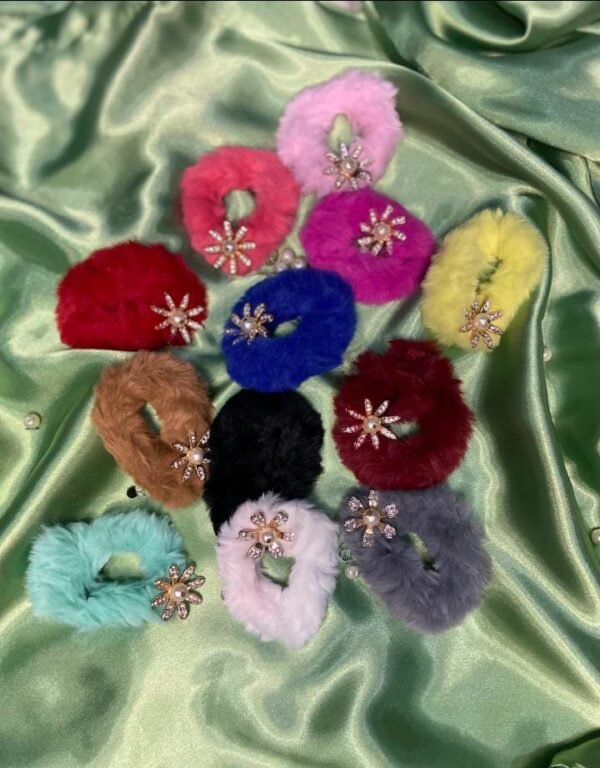 Fancy Plush Scrunchie
