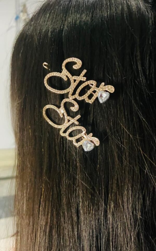 Fancy metal star pin - Image 4