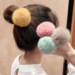 pompom hair tie